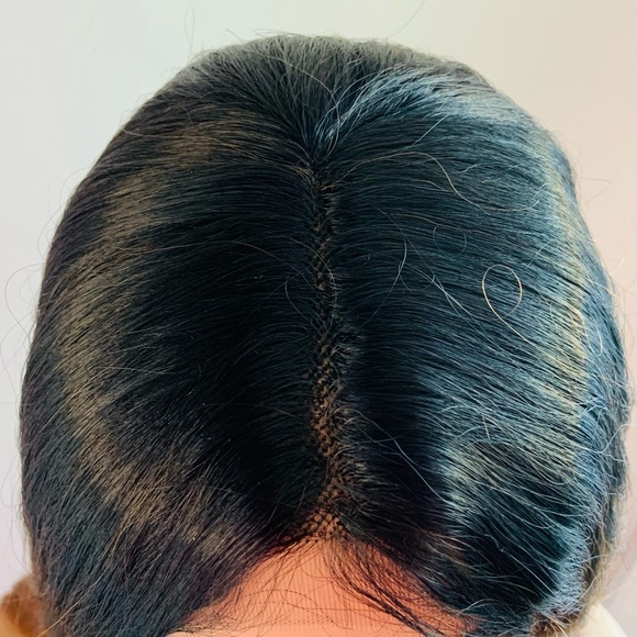 Gorgeous 36” Golden Auburn Synthetic Lace Front Wig - Picture 3 of 16